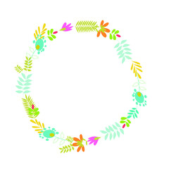 wreath of flowers