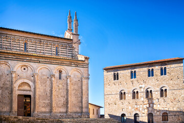Fototapeta na wymiar Cathedral of San Cerbone, Massa Marittima, Grosseto. Italy