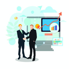 businessman with laptop