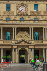 Naklejka premium Facade of a building in Sydney CBD Australia