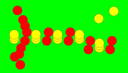 Contemporary poster, cover background template design. Abstract circular geometric shapes composition. Trendy conceptual illustration. Creative minimalist artistic. Graphic resource, wall decoration.