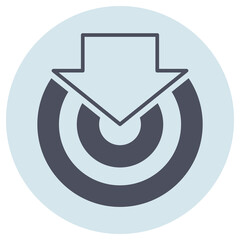 Glyph icon for target.