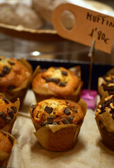 Magdalenas con chocolate