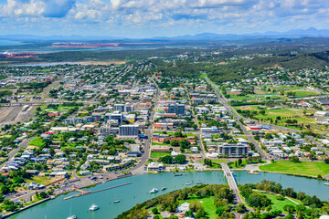 View of Gladstone CBD, Queensland