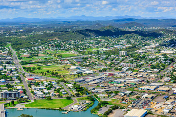 View of Gladstone Hanson Road area, Queensland