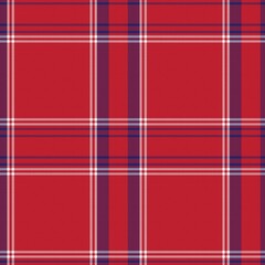 Red Asymmetric Plaid textured Seamless Pattern
