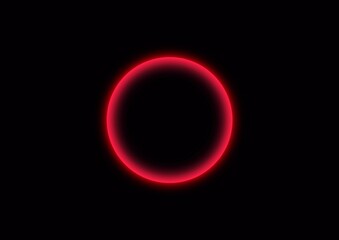 抽象的な赤い輪