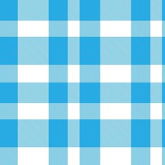 Blue Asymmetric Plaid textured Seamless Pattern