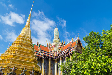 Wat Phra Kaew, Temple of the Emerald Buddha, Thailand.