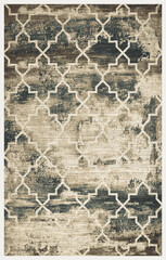  Carpet bathmat and Rug Boho style ethnic design pattern with distressed woven texture and effect
