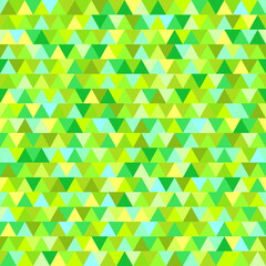 Fototapeta premium Background. Seamless texture. Triangle pattern. Abstract geometric wallpaper of the surface. Print for t-shirts and textiles. Ecological colors