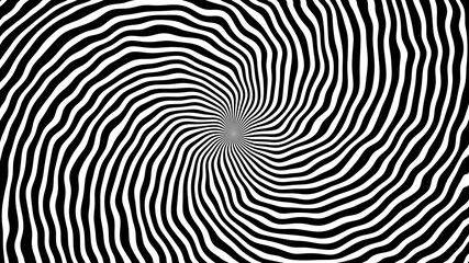Wavy Spiral Hypnosis Visualisation Concept Seamless