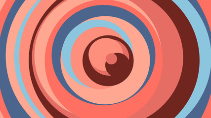 Circles Pattern with Warm Colour Background
