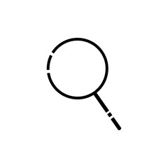 Search Icon. Magnifying Glass Icon. SVG Icon.