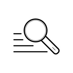 Search Icon. Magnifying Glass Icon. SVG Icon.