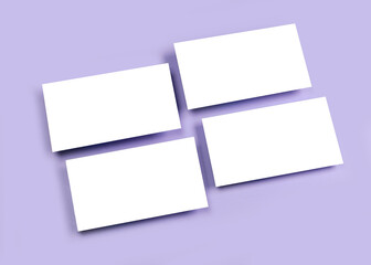 명함 3D 목업 명함디자인 포트폴리오 템플릿