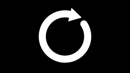 One Arrow Cycle Recycle Sign Symbol