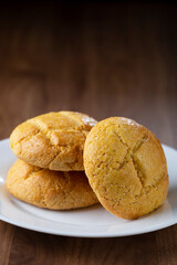 (Broa de Milho) - Traditional Brazilian cookies.