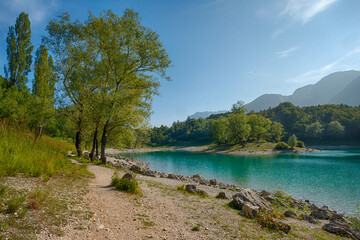Fototapeta na wymiar Lago Di Tenno - Gardasee