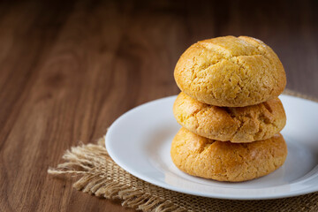 (Broa de Milho) - Traditional Brazilian cookies.