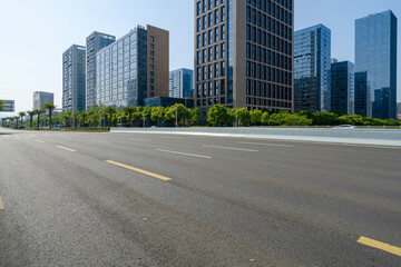 Highway and financial center office building in Ningbo, China