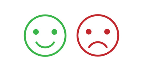 Like and dislike SVG icon set for website and mobile applications.