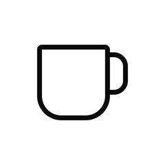 Cup icon vector. Mug sign