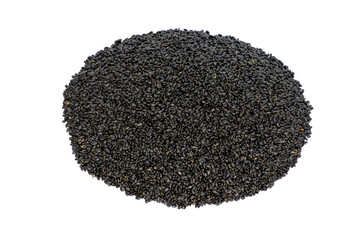 Basil seed. For healthy eating. And as a spice for cooking. Clipping path.