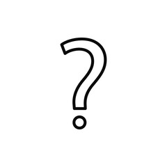Question icon vector. Help sign