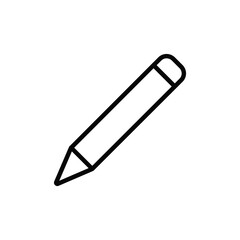 Obraz premium Pencil icon vector. Pen sign
