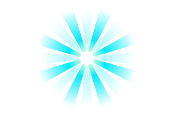 Spinning Background Blue Stars. Abstract Spinning Light isolated on White Background. Design Vector Template Element.