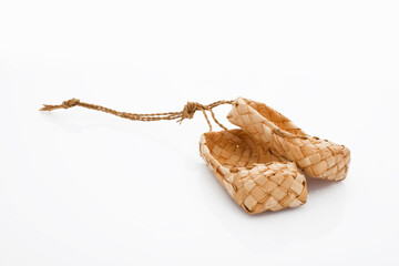 Bast shoe small decorative souvenir
