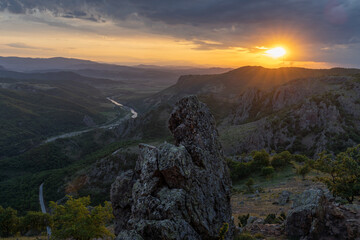 Rhodopes Mountain Range in Southeastern Europe, Bulgaria