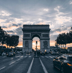Fototapeta na wymiar Paris, France's capital, is a major European city and a global center for art, fashion, gastronomy and culture. Its 19th-century cityscape 