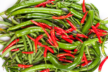 Various hot peppers