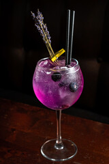lemonade with fresh berries and fruits