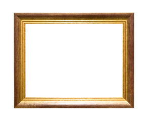 classic wooden picture frame cutout