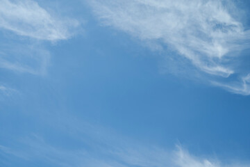 blue sky with clouds