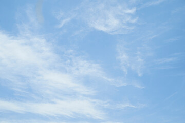 blue sky with clouds