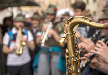 Alpini suonatori a Trento