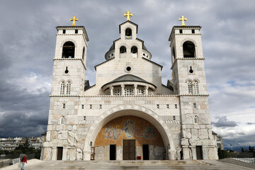 Resurrection orthodox cathedral, Podgorica, Montenegro