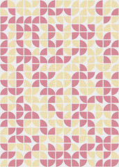 Abstract Geometric Pattern generative computational art illustration