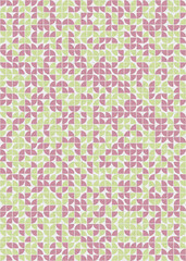 Abstract Geometric Pattern generative computational art illustration