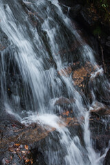 Waterfall outdoors in nature