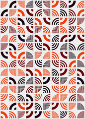 Abstract Geometric Pattern generative computational art illustration