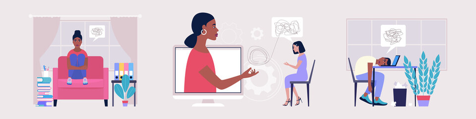 Psychotherapy, psychology concept