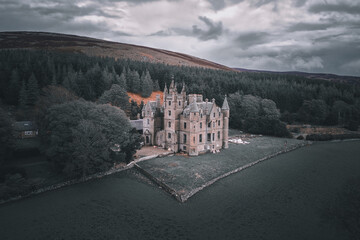 Balintore Castle Kirriemuir in Scotland
