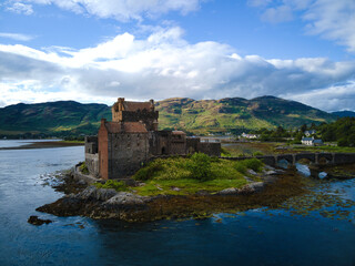 Fototapeta na wymiar Eilean Donan Castle Dornie Scotland