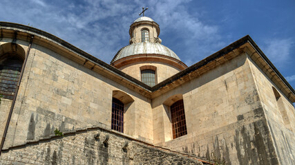 Montenegro - The church of the Nativity of the Blessed Virgin Mary (Our Lady's Temple) in coastal town of Prčanj