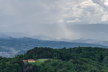 Wetterstimmung im südweststeirischen Hügelland